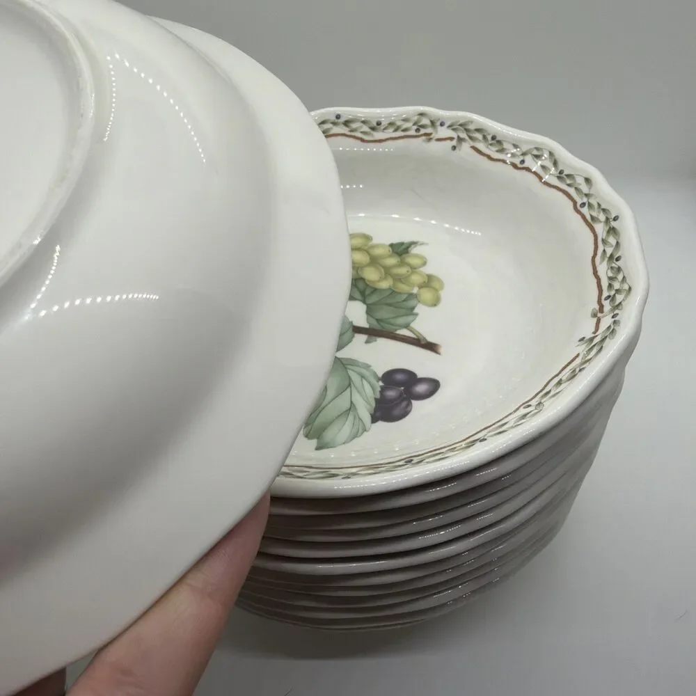 SET OF 12 Noritake Casual Gourmet, GOURMET HARVEST 7 3/8